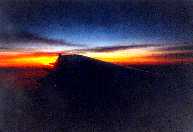 Sunset from the plane