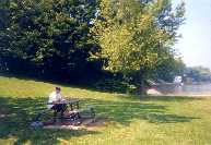 Chillin' out by Lake Ontario